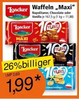Norma Waffeln „Maxi“ Angebot