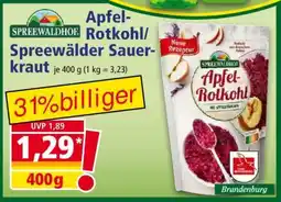 Norma Apfel-Rotkohl/Spreewälder Sauerkraut Angebot