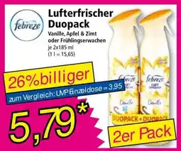 Norma Lufterfrischer Duopack Angebot