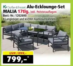 Norma Alu-Ecklounge-Set MALIA 17tlg. inkl. Polsterauflagen Angebot