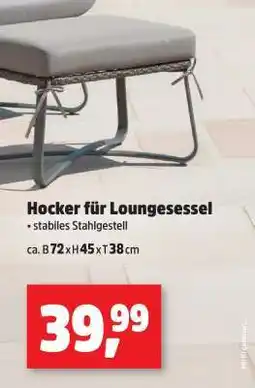 Thomas Philipps Hocker für Loungesessel Angebot