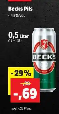 Thomas Philipps Becks Pils Angebot