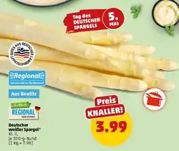 PENNY Deutscher weißer Spargel Angebot