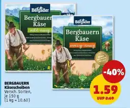 PENNY Bergbauern Käsescheiben Angebot