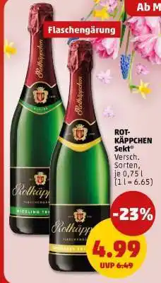 PENNY ROT-KÄPPCHEN Sekt Angebot