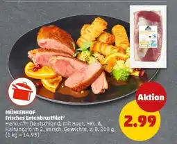PENNY MÜHLENHOF Frisches Entenbrustfilet Angebot