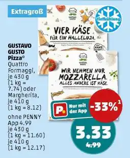 PENNY Gustavo Gusto Pizza Angebot