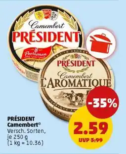 PENNY PRÉSIDENT Camembert Angebot