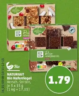 PENNY NATURGUT Bio Haferriegel Angebot