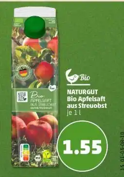 PENNY NATURGUT Bio Apfelsaft aus Streuobst Angebot