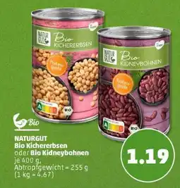 PENNY NATURGUT Bio Kichererbsen oder Bio Kidneybohnen Angebot