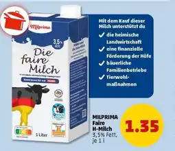 PENNY MILPRIMA Faire H-Milch Angebot