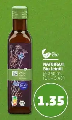 PENNY NATURGUT Bio Leinöl Angebot