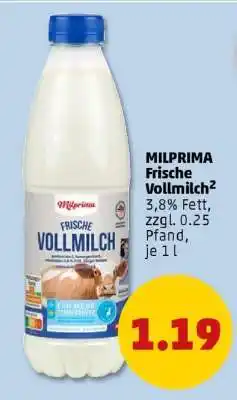 PENNY MILPRIMA Frische Vollmilch Angebot