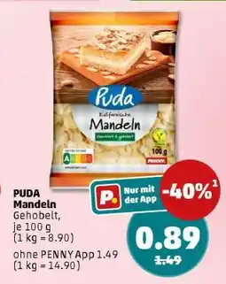 PENNY PUDA Mandeln Angebot