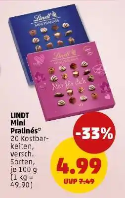 PENNY Lindt Mini Pralinés Angebot