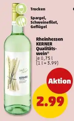 PENNY Rheinhessen KERNER Qualitätswein Angebot