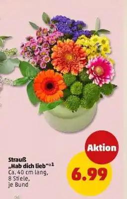 PENNY Strauß „Hab dich lieb“ Angebot