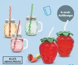 Trends Möbel Trinkglas Strawberry Angebot