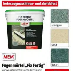 Hagebau MEM Fix-Fertig Fugenmörtel Angebot