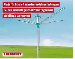 Hagebau Leifheit Wäscheschirm Linomatic Easy 400 Angebot
