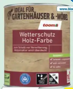 toom Baumarkt Toom Wetterschutz Holzfarbe Angebot