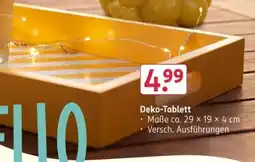 Rossmann Deko-Tablett Angebot