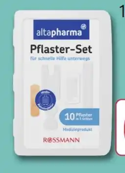 Rossmann Altapharma Pflaster-Set Angebot