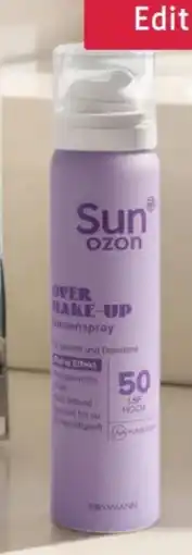 Rossmann Sunozon Over Make-Up Spray LSF 50 Angebot