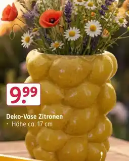 Rossmann Deko-Vase Zitronen Angebot