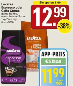 WEZ Lavazza Espresso oder Caffè Crema Angebot