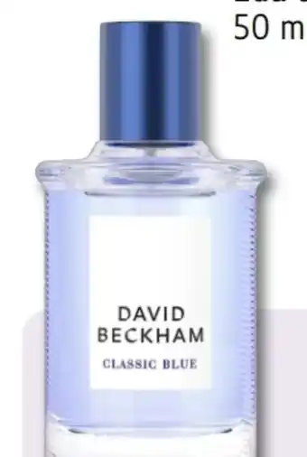 Rossmann David Beckham Classic Blue EdT Angebot