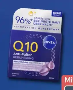 Rossmann Nivea Q10 Anti-Falten Beruhigende Nachtpflege Angebot