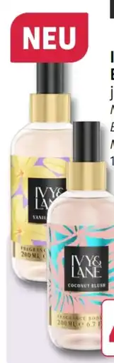 Rossmann Ivy & Lane Coconut Blush Body Mist Angebot