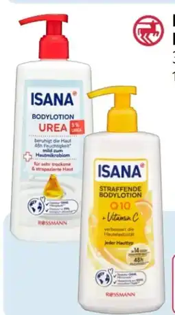 Rossmann Isana Bodylotion Angebot