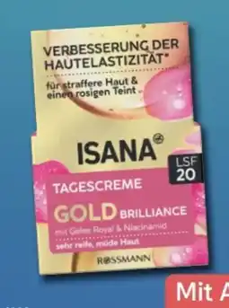 Rossmann Isana Gold Brilliance Tagescreme Angebot