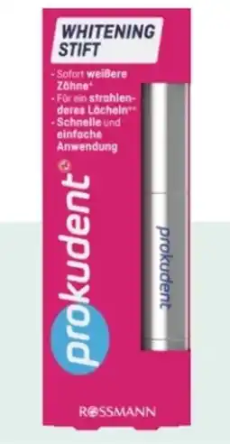 Rossmann Prokudent Whitening Stift Angebot