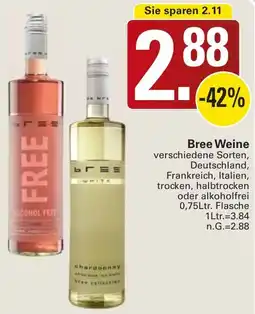 WEZ Bree Weine Angebot