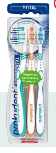 Rossmann Prokudent Zahnbürsten mittel Angebot