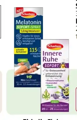 Rossmann Schaebens Melatonin Sofort Spray Angebot