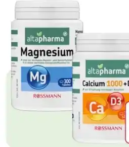 Rossmann Altapharma Magnesium Angebot