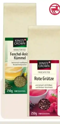 Rossmann King's Crown Früchtetee Angebot