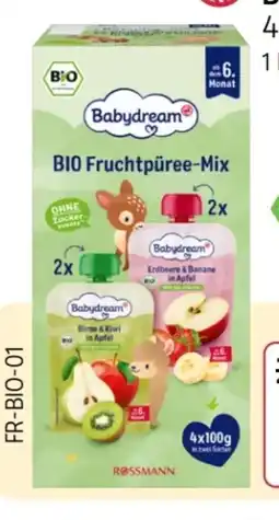 Rossmann Babydream Bio Quetschbeutel Angebot