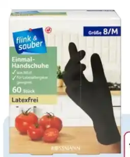 Rossmann Flink & Sauber Einmal-Handschuhe Nitril Angebot