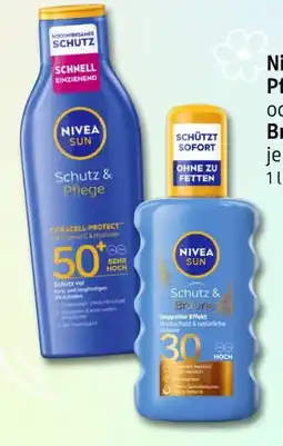 Rossmann Nivea Sun Schutz & Pflege Milch LSF 50+ Angebot