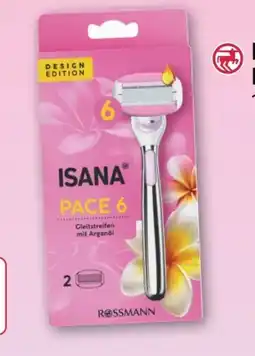 Rossmann Isana Pace 6 Rasierklingen Angebot