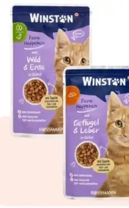 Rossmann Winston Feine Häppchen Katzennahrung Angebot