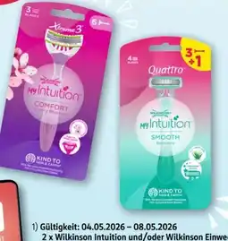 Rossmann Wilkinson Sword Xtreme 3 My Intuition Comfort Einwegrasierer Angebot