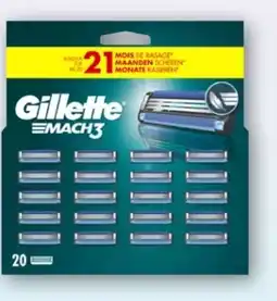Rossmann Gillette Mach3 Rasierklingen Angebot