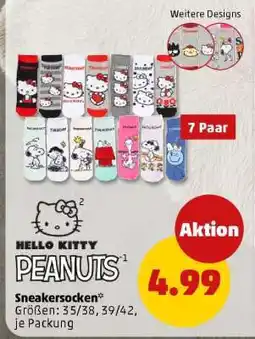 PENNY Sneakersocken Angebot